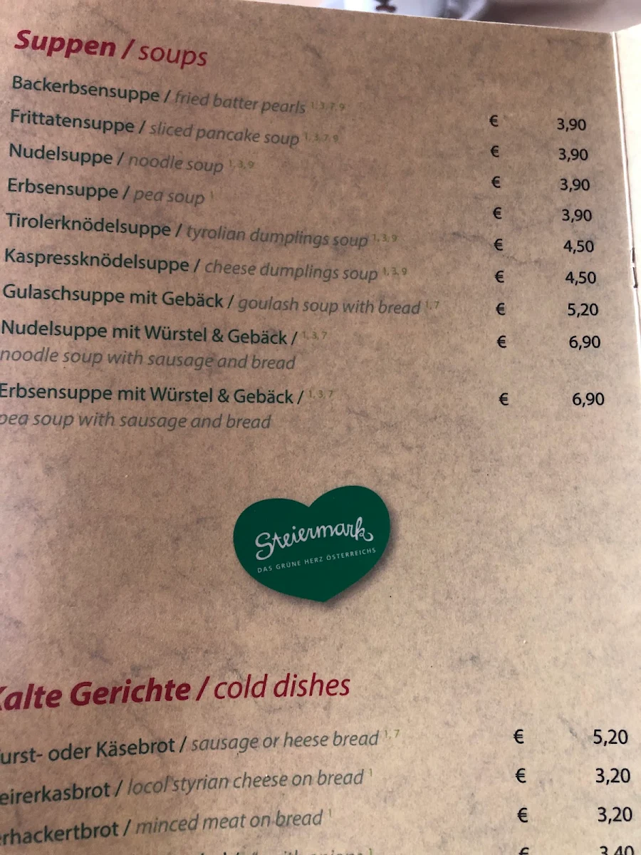Speisekarte photo 9