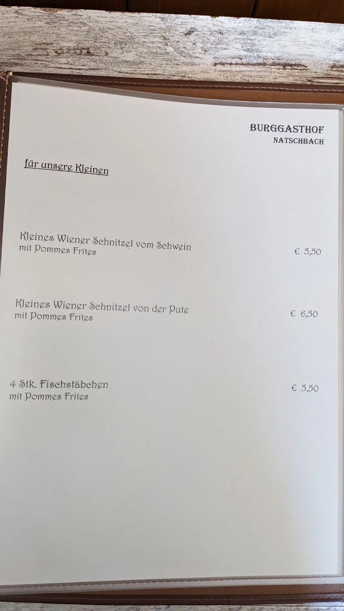 Speisekarte photo 2