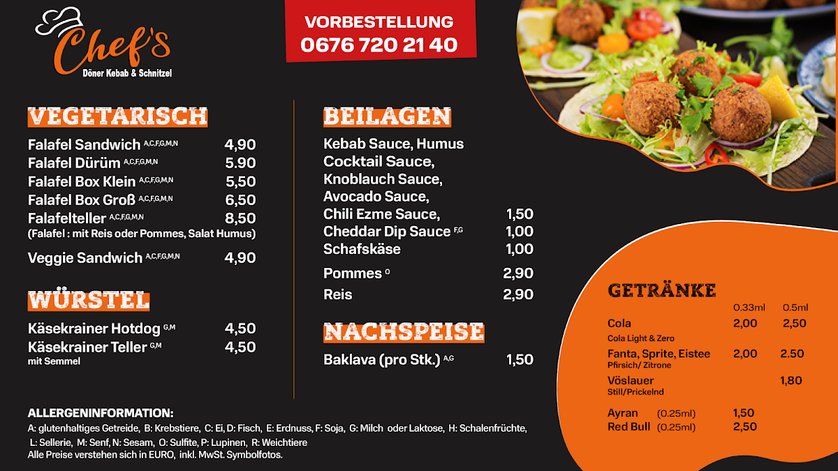 Speisekarte photo 1