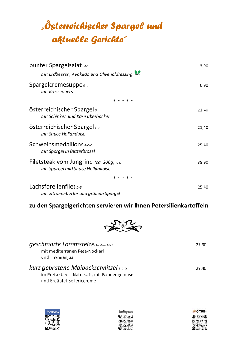 Speisekarte photo 1