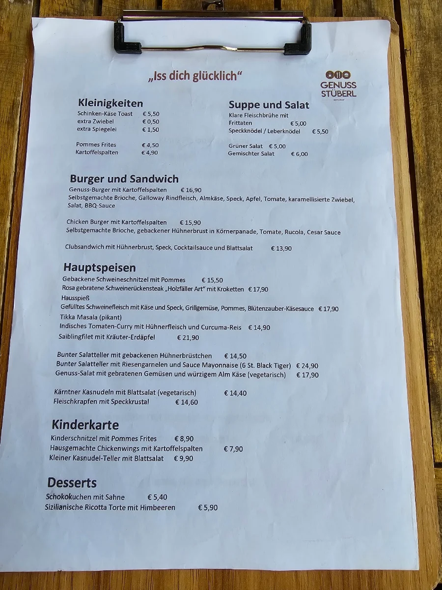 Speisekarte photo 4