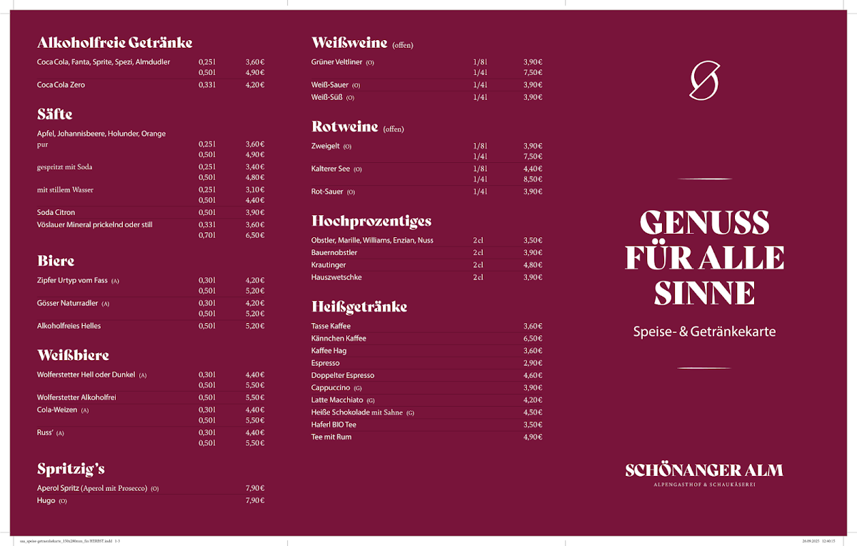 Speisekarte photo 1