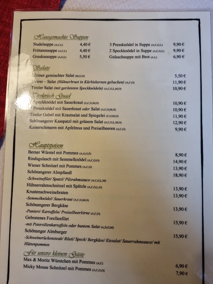 Speisekarte photo 10