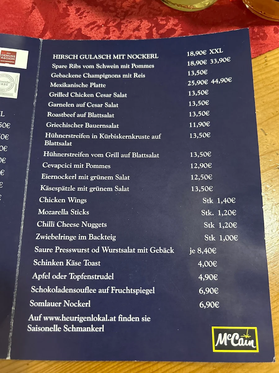Speisekarte photo 5
