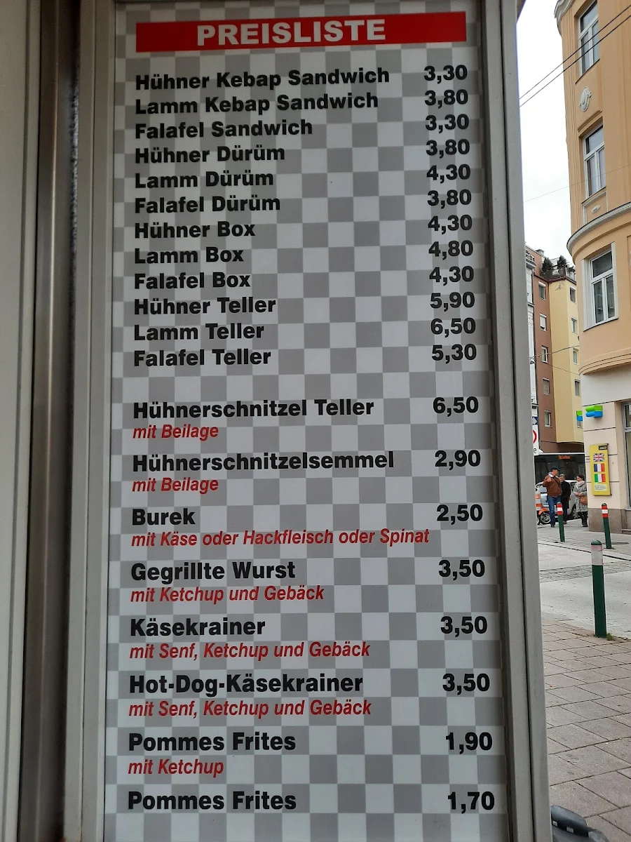 Speisekarte photo 2