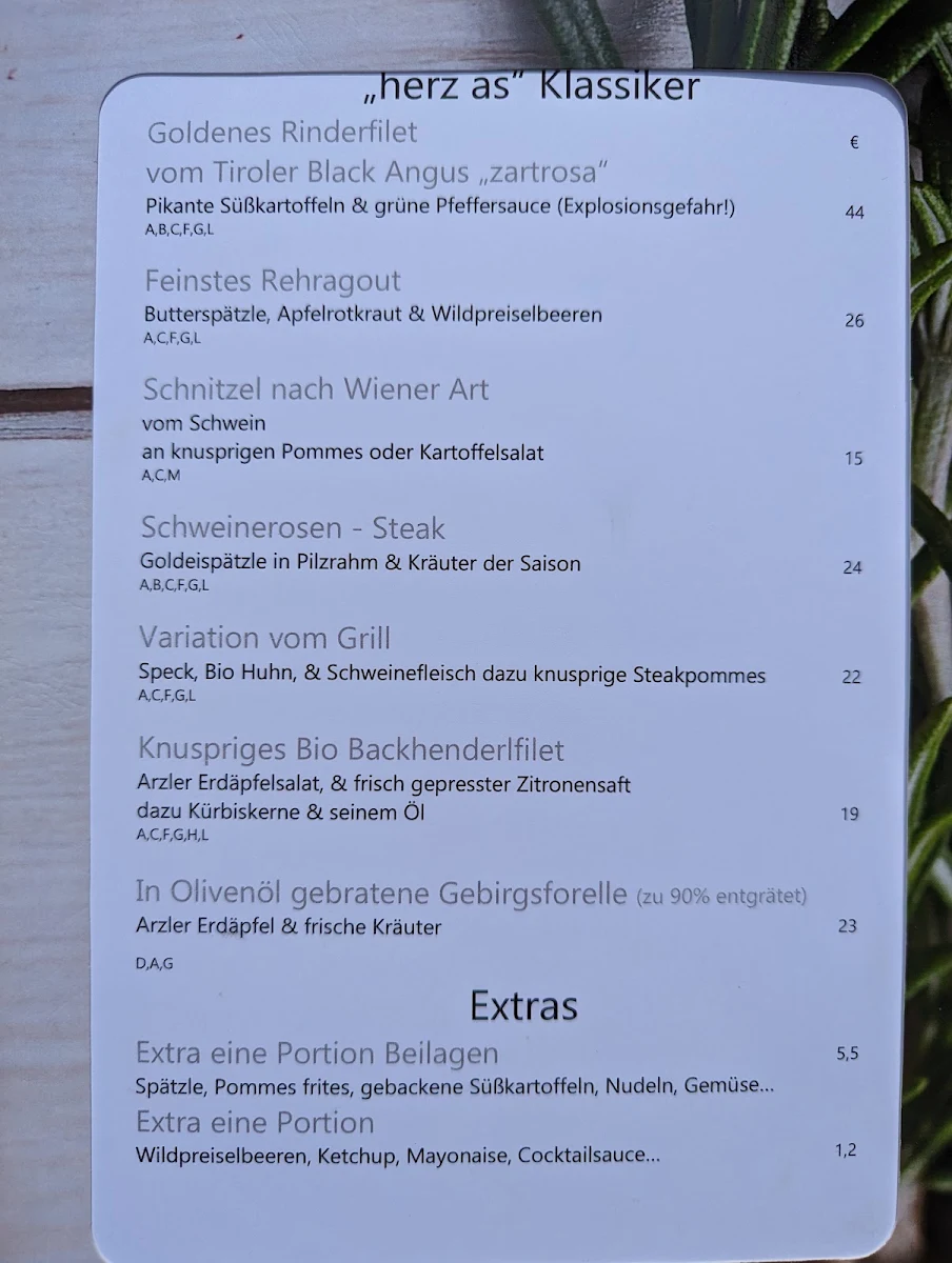 Speisekarte photo 3