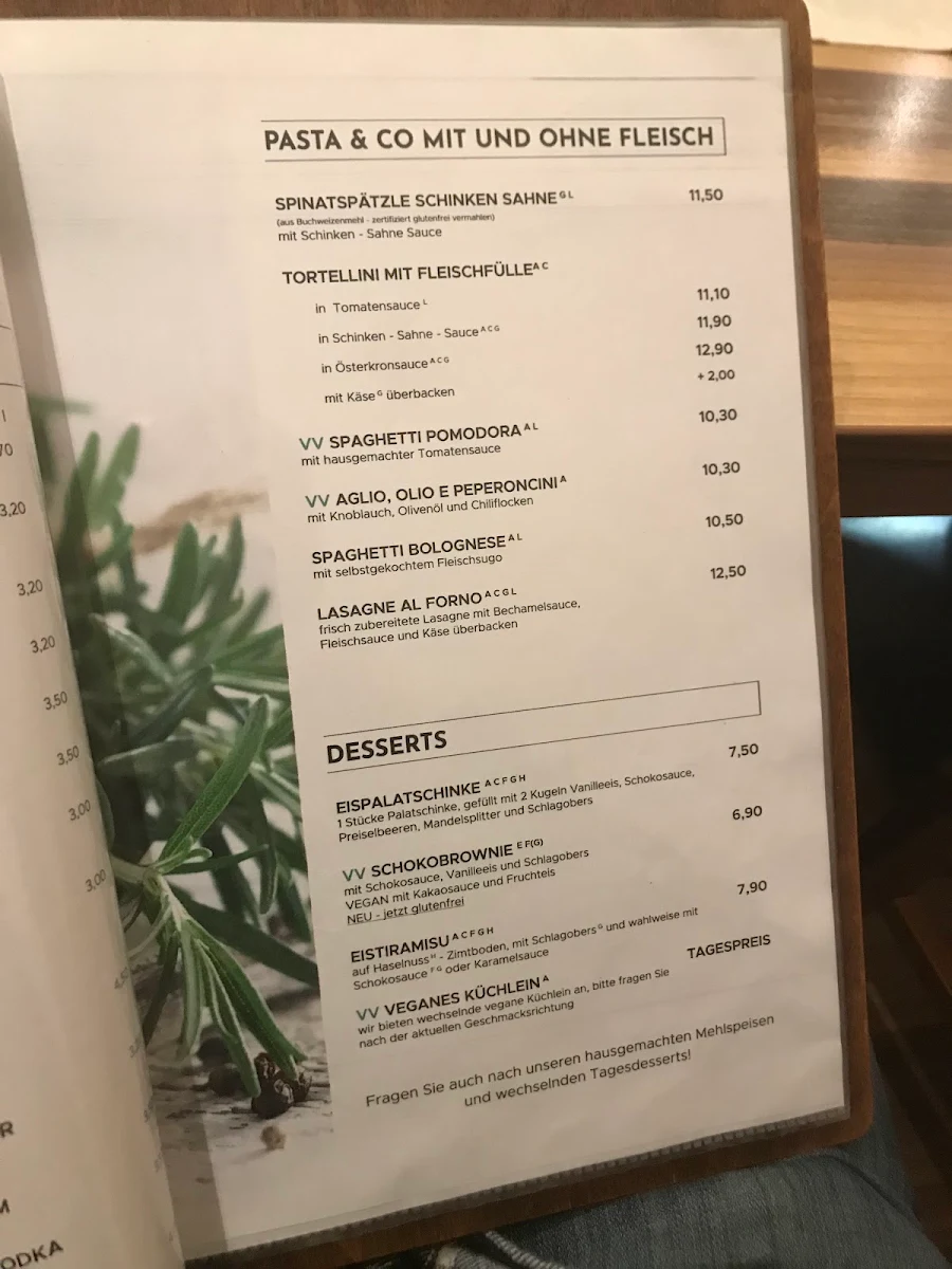 Speisekarte photo 2