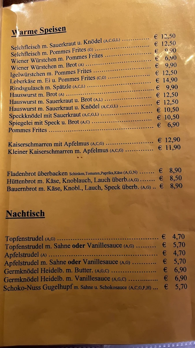 Speisekarte photo 1