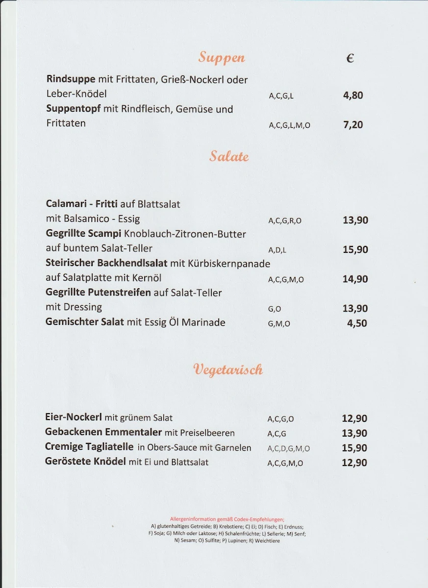Speisekarte photo 4