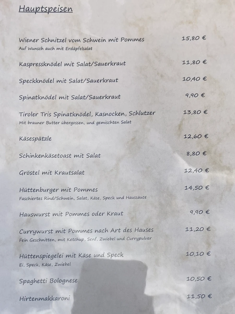 Speisekarte photo 1