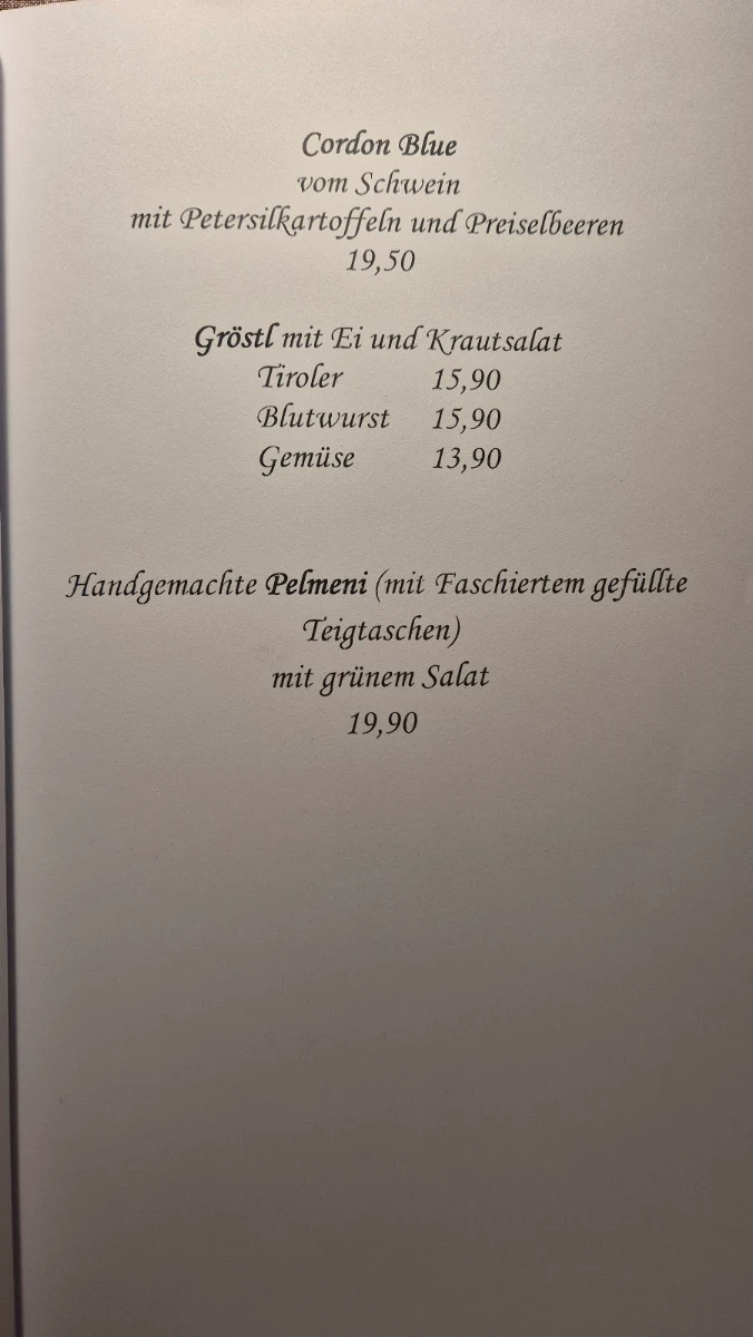 Speisekarte photo 5
