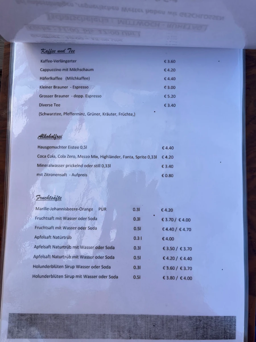 Speisekarte photo 2