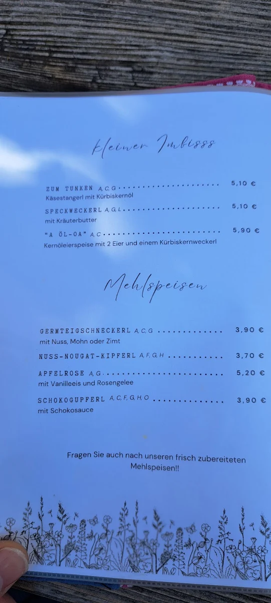 Speisekarte photo 2