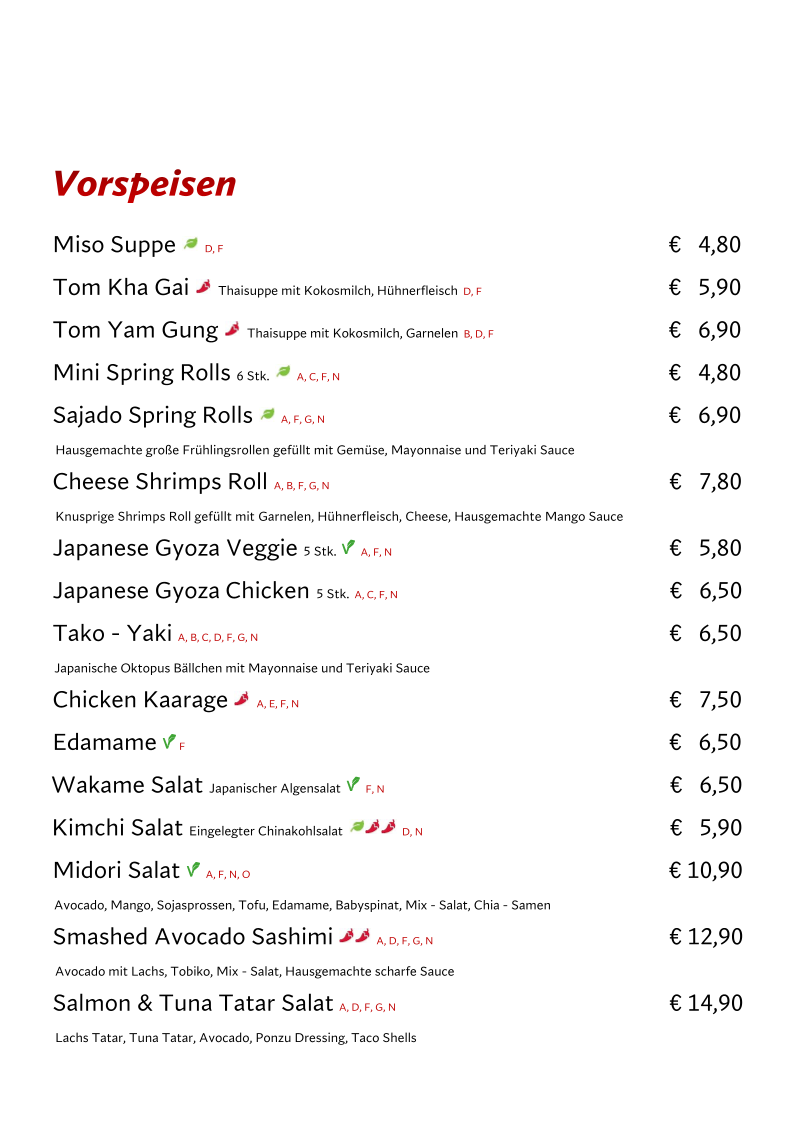 Speisekarte photo 1