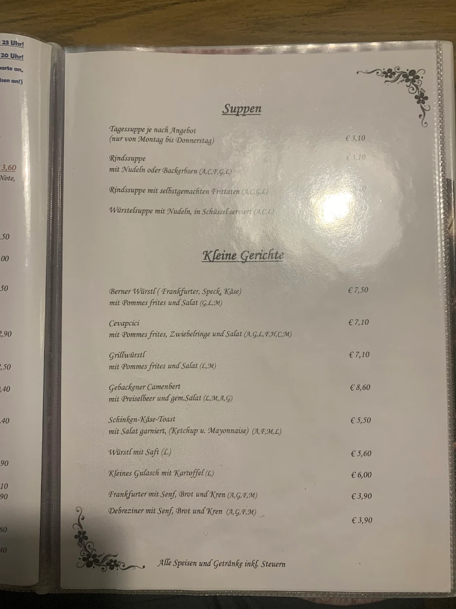 Speisekarte photo 2