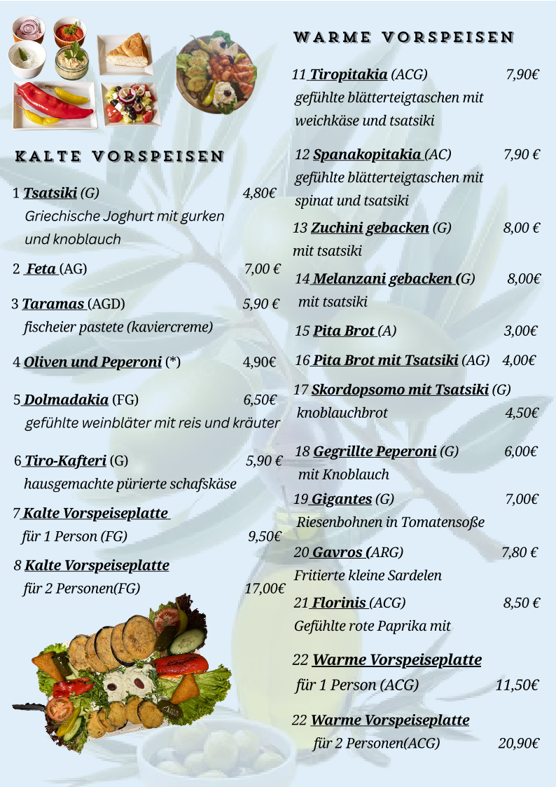 Speisekarte photo 1