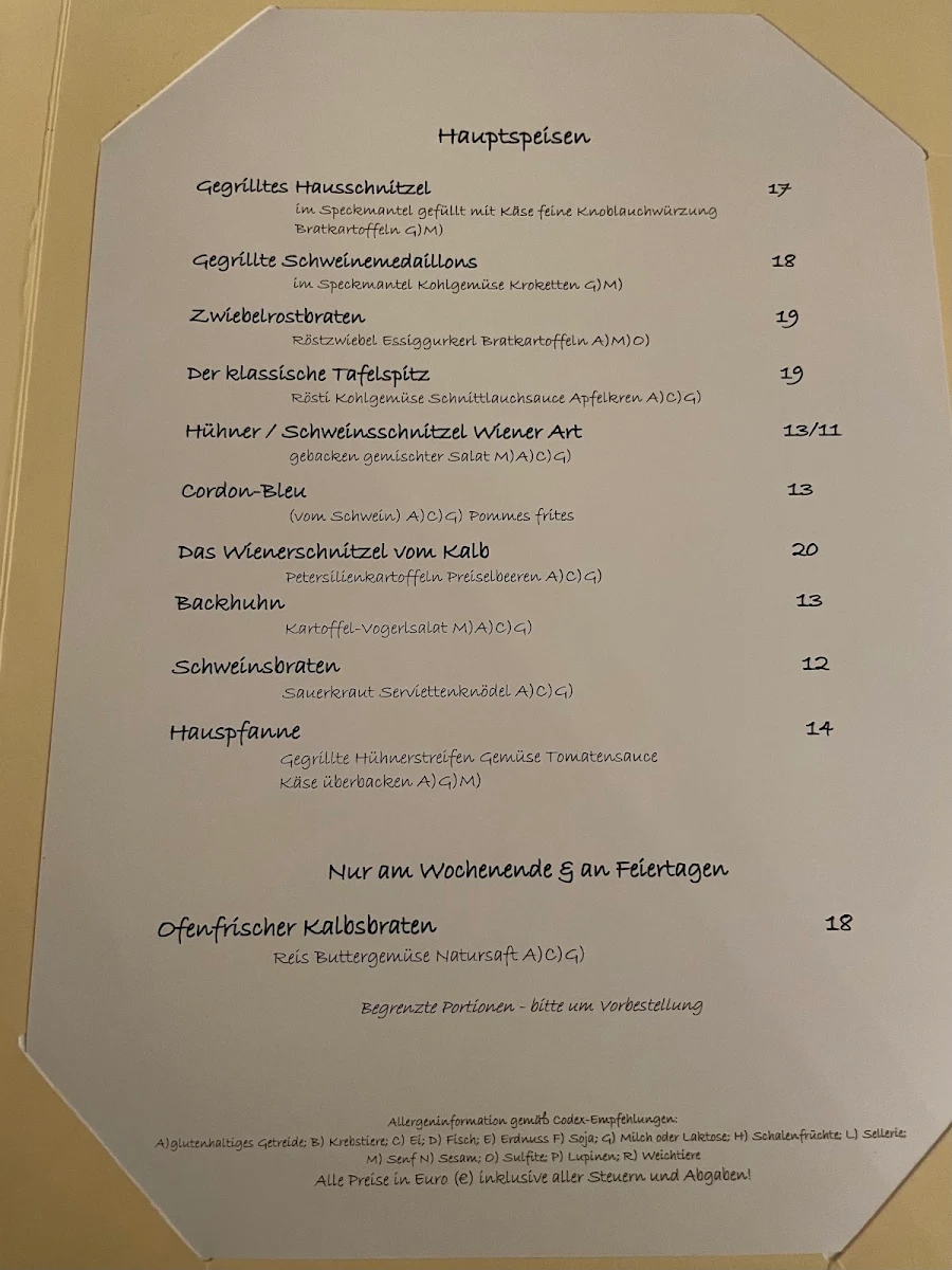 Speisekarte photo 6
