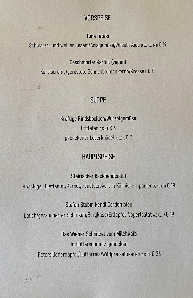 Speisekarte photo 3