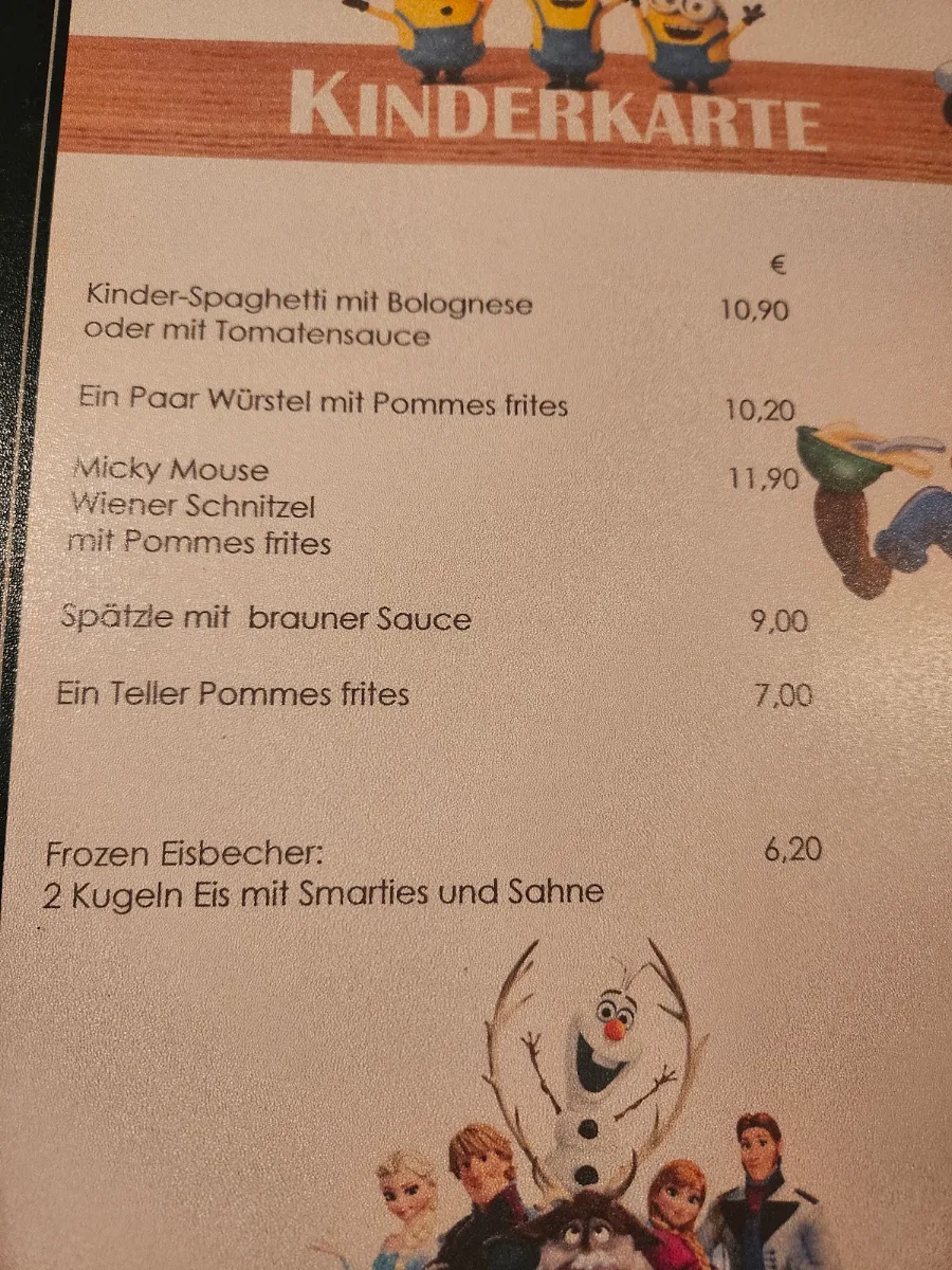Speisekarte photo 1