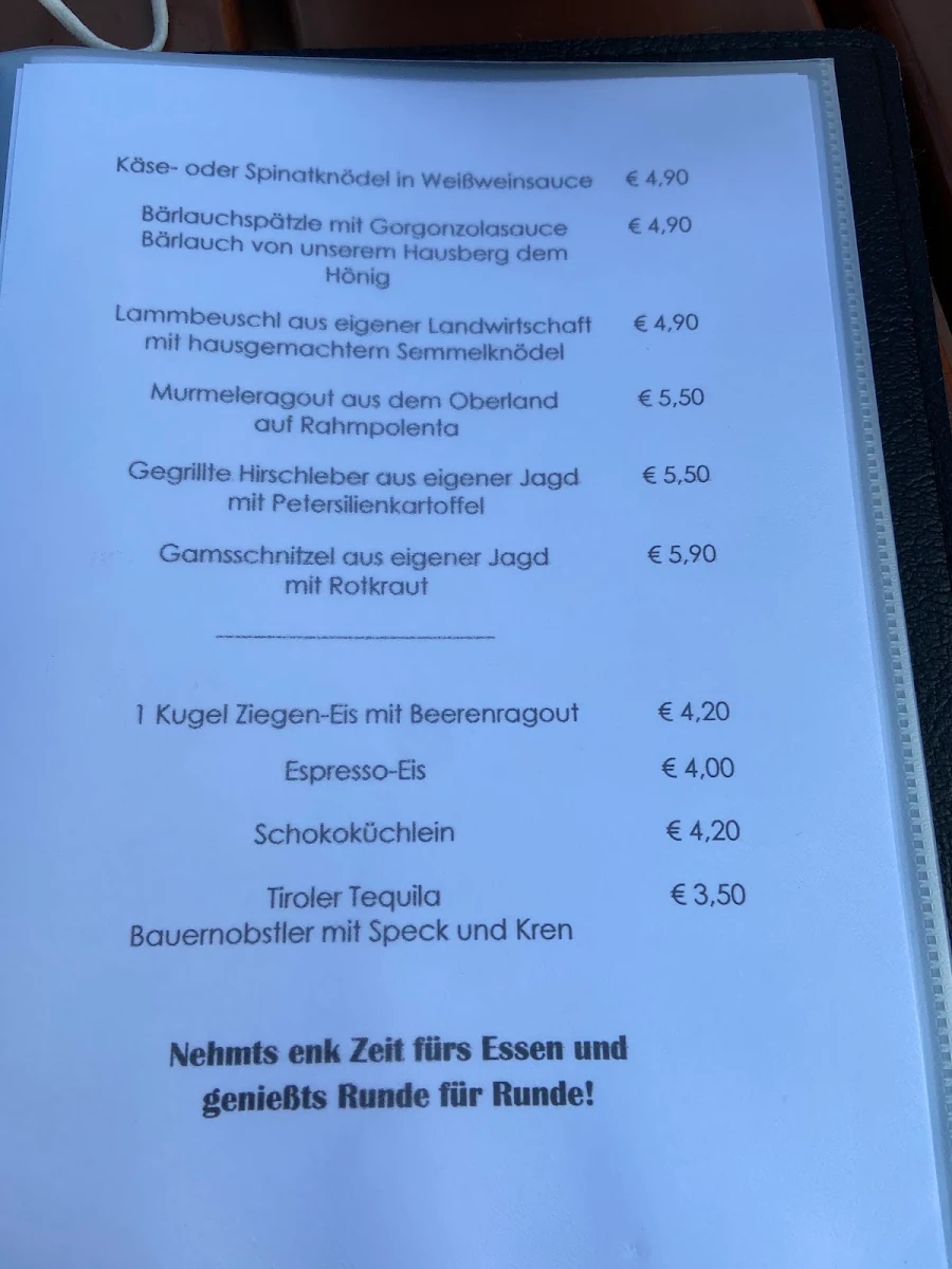 Speisekarte photo 3