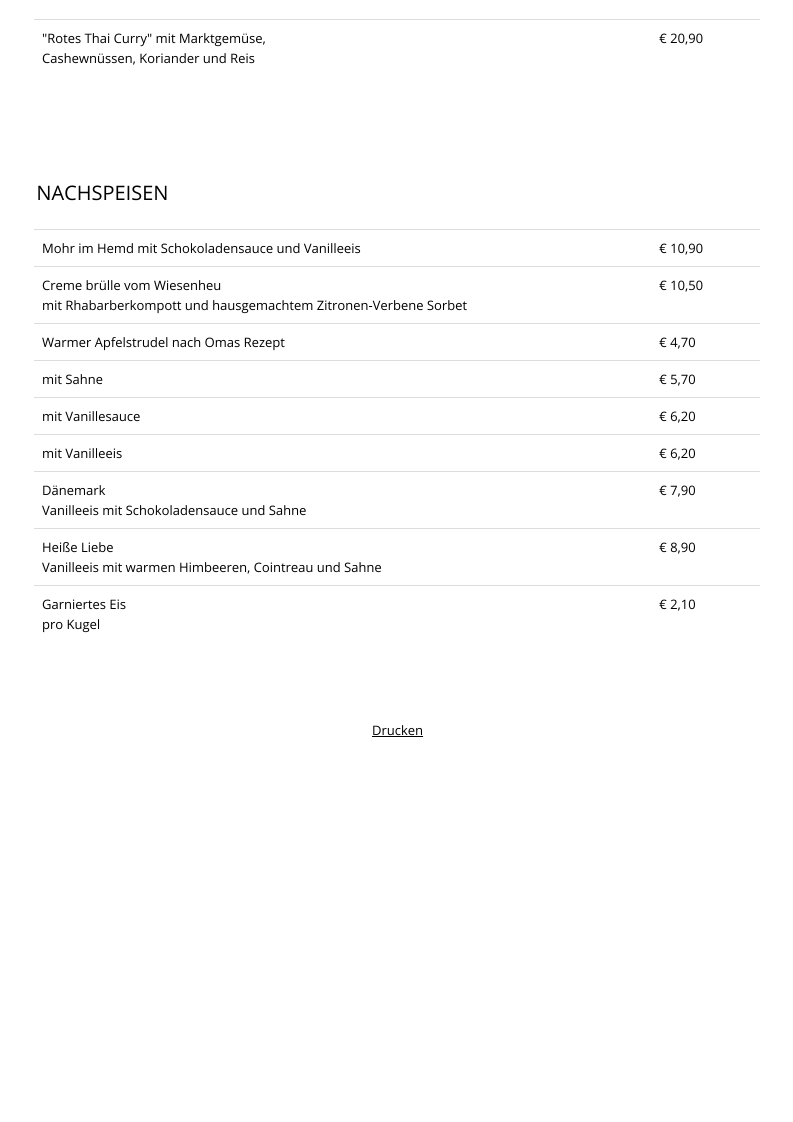 Speisekarte photo 4