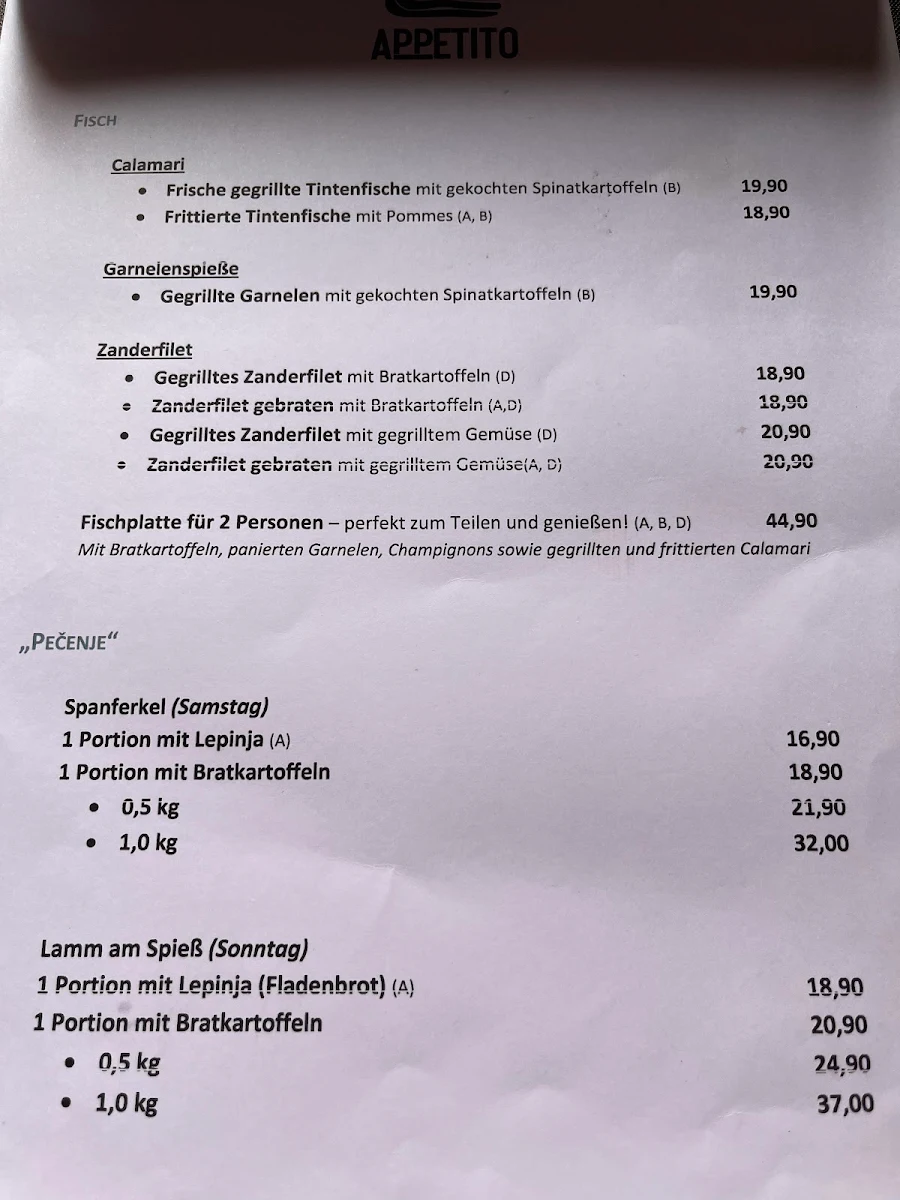 Speisekarte photo 1