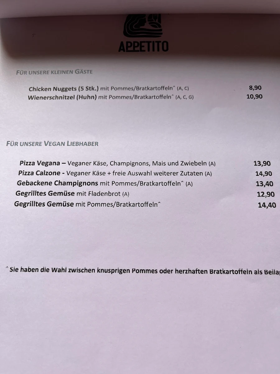 Speisekarte photo 5