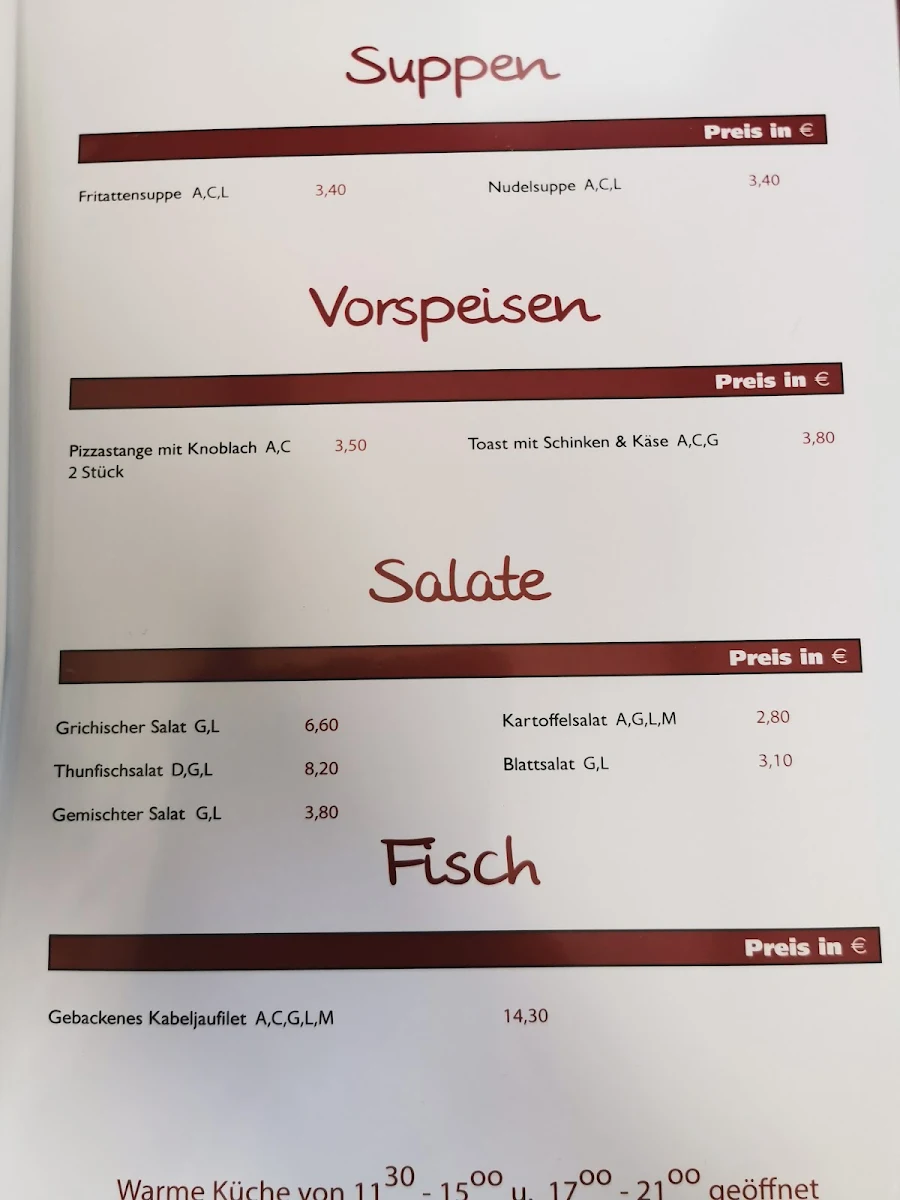 Speisekarte photo 3