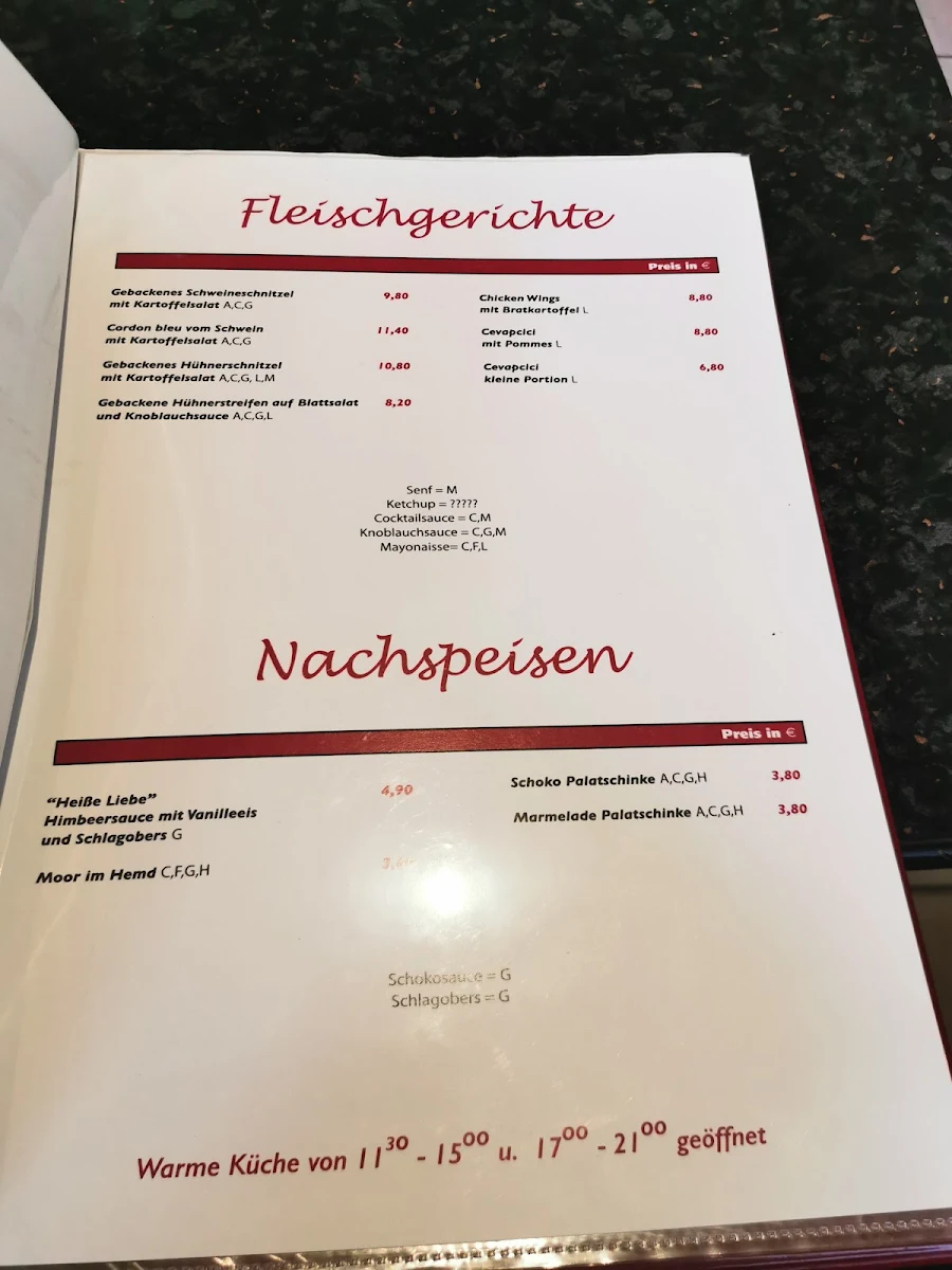 Speisekarte photo 6
