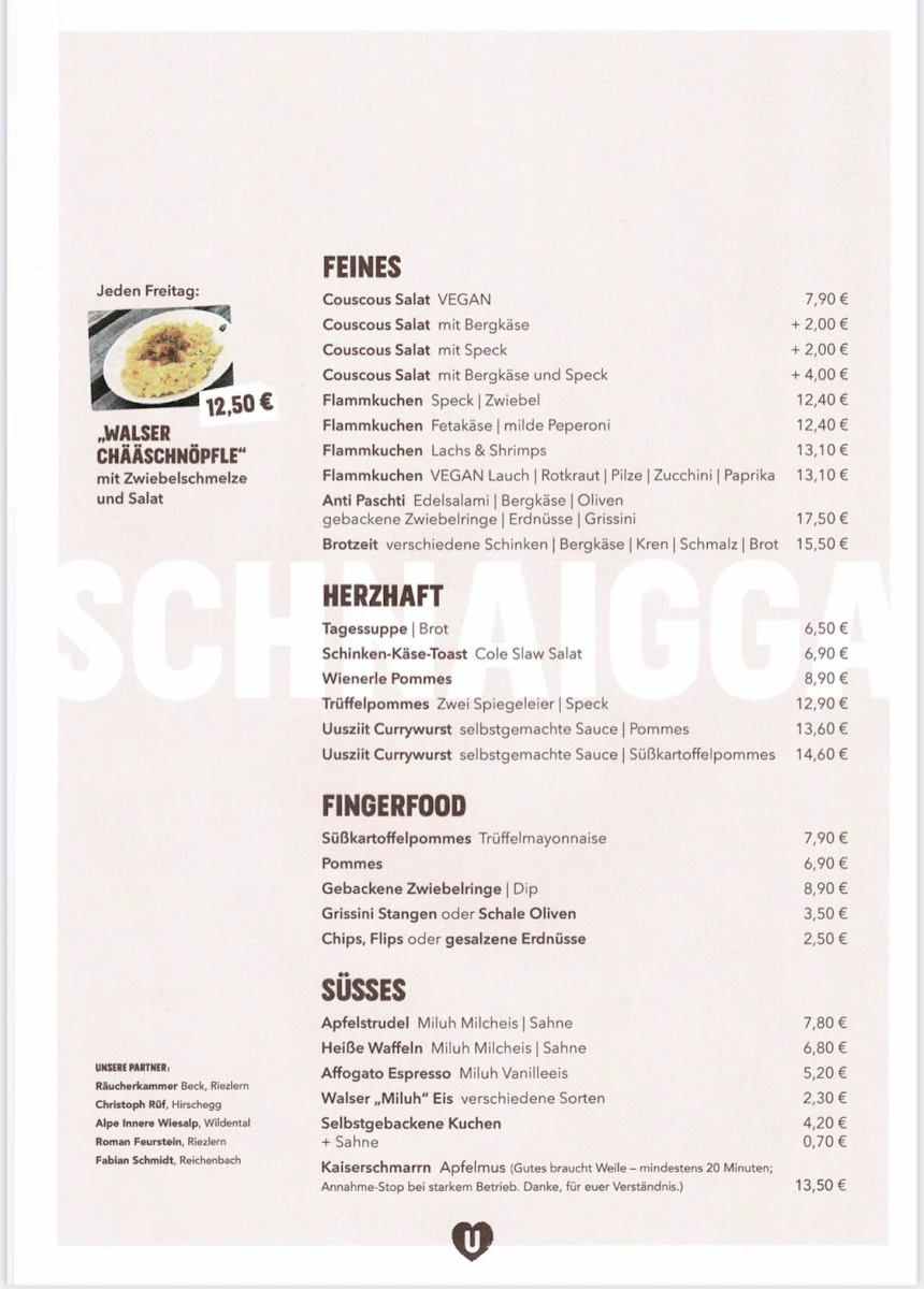 Speisekarte photo 2