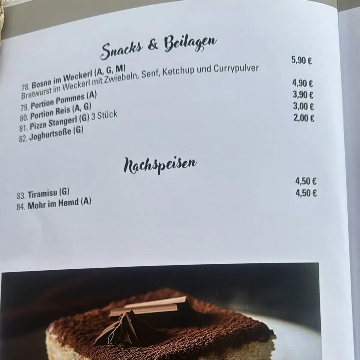 Speisekarte photo 10