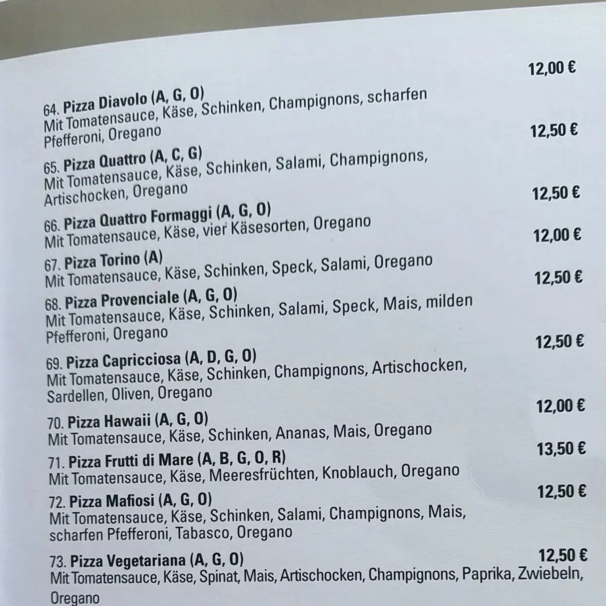 Speisekarte photo 3