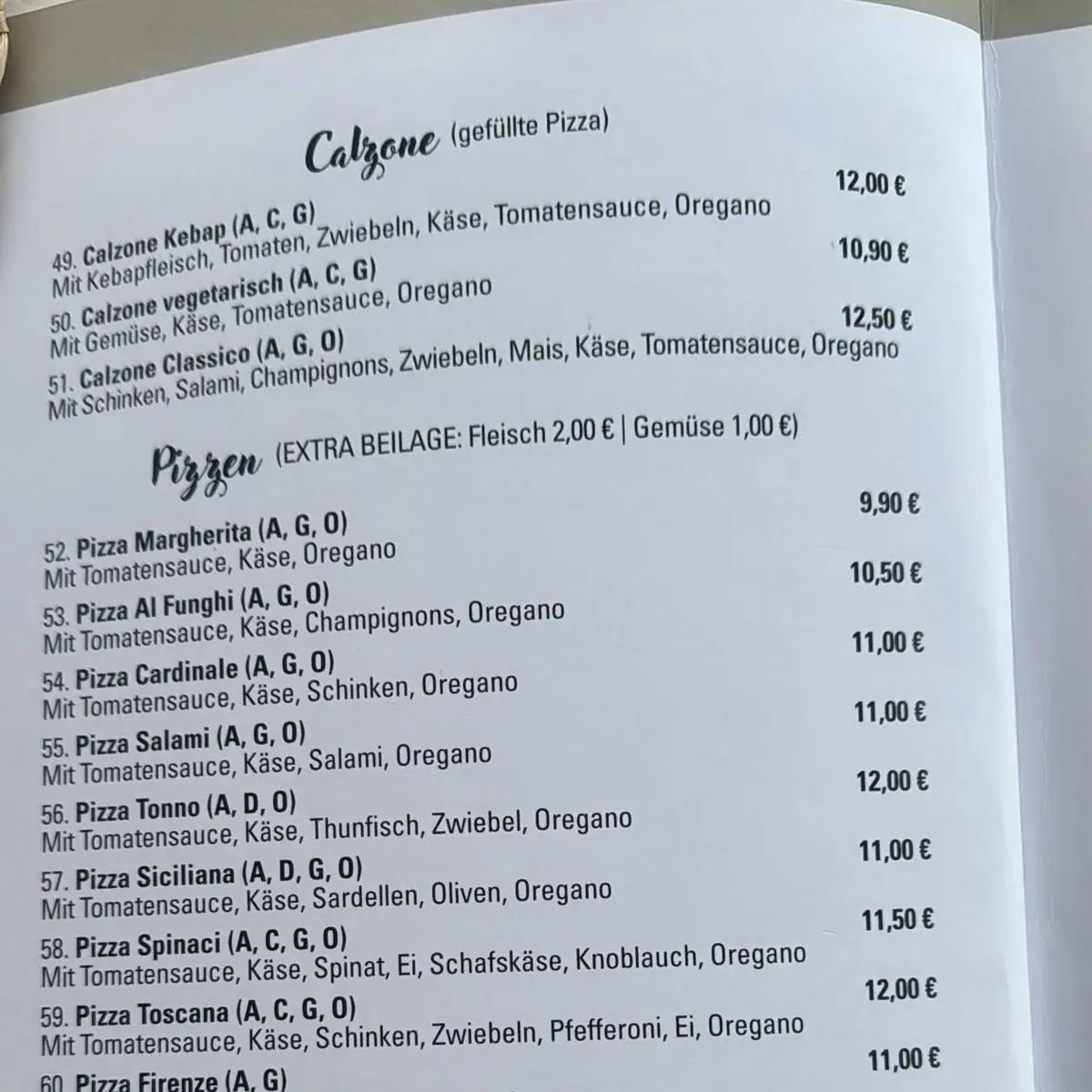 Speisekarte photo 4