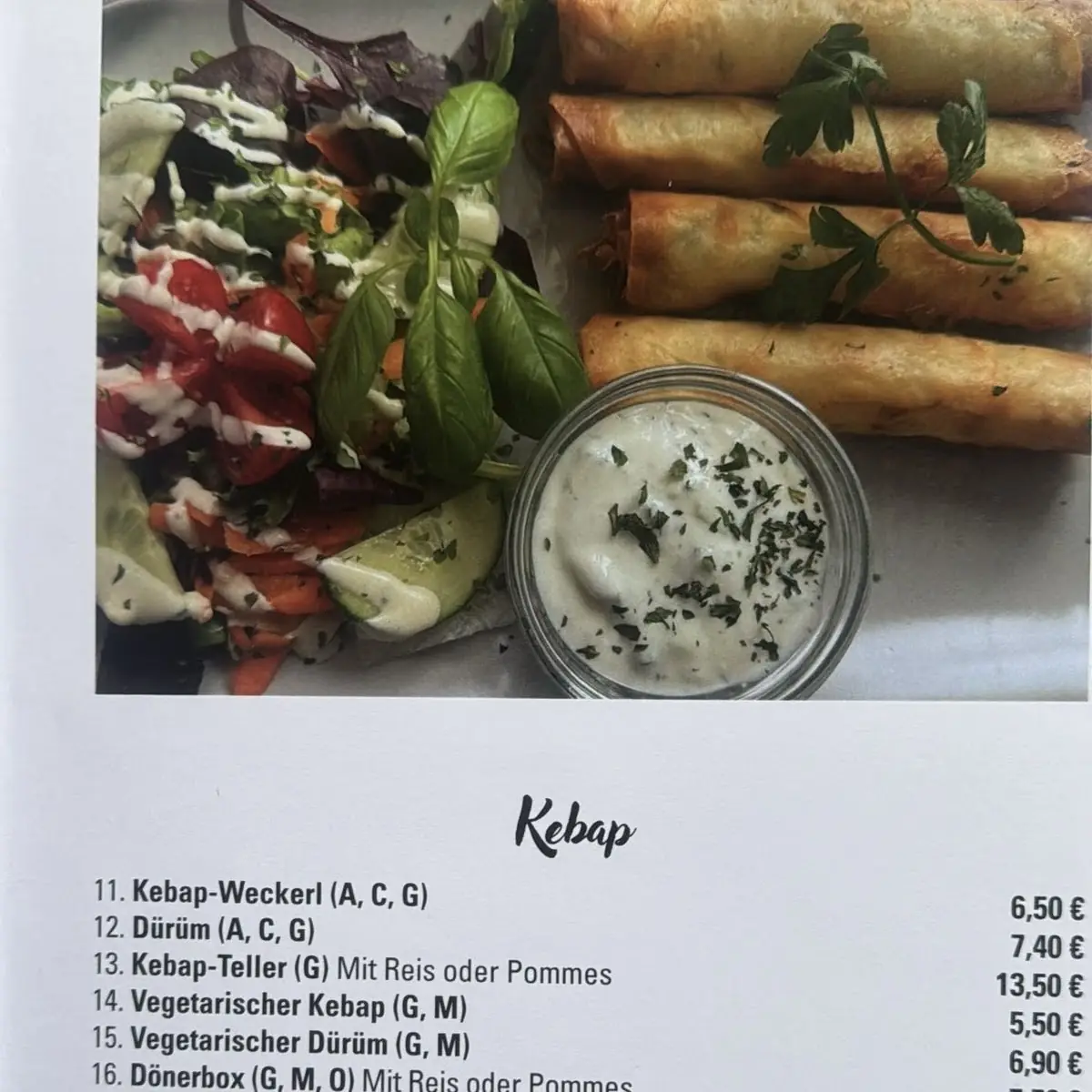 Speisekarte photo 9