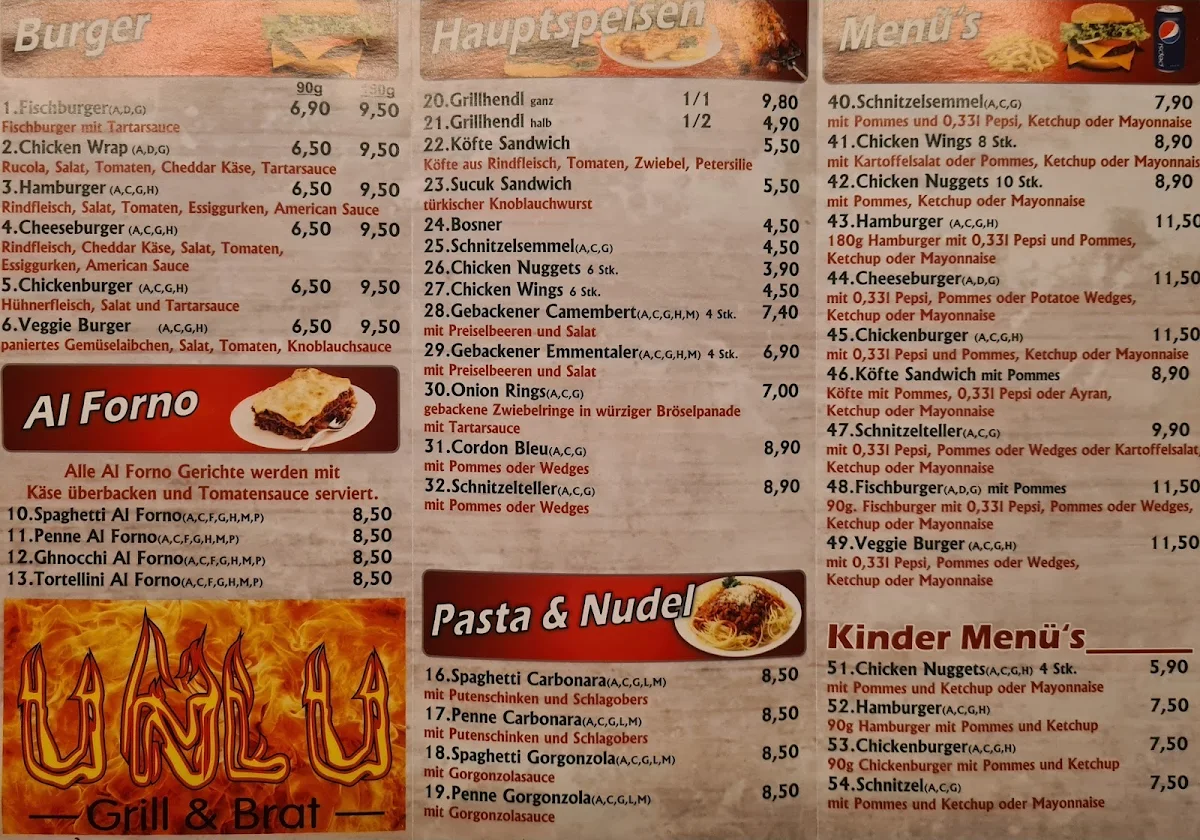 Speisekarte photo 3