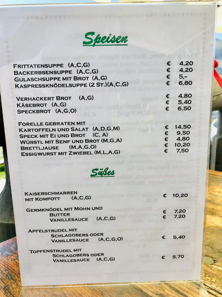 Speisekarte photo 10