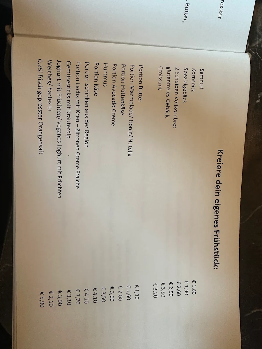 Speisekarte photo 2