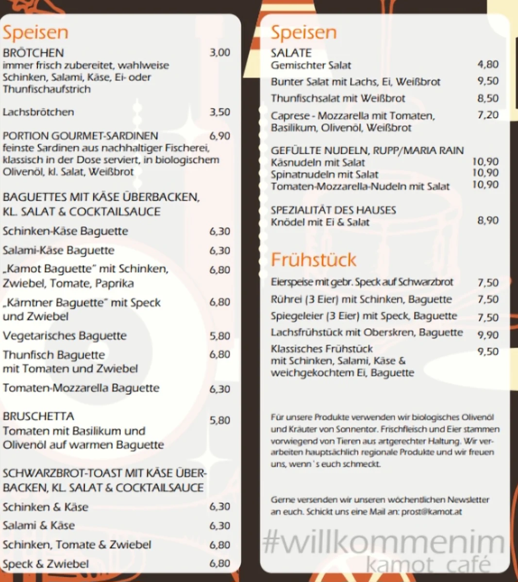 Speisekarte photo 2