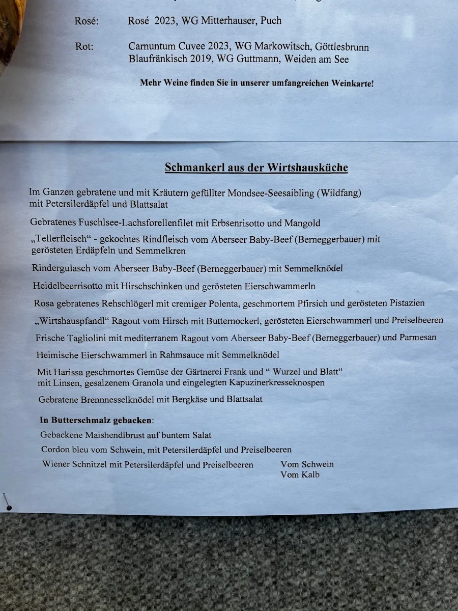 Speisekarte photo 1