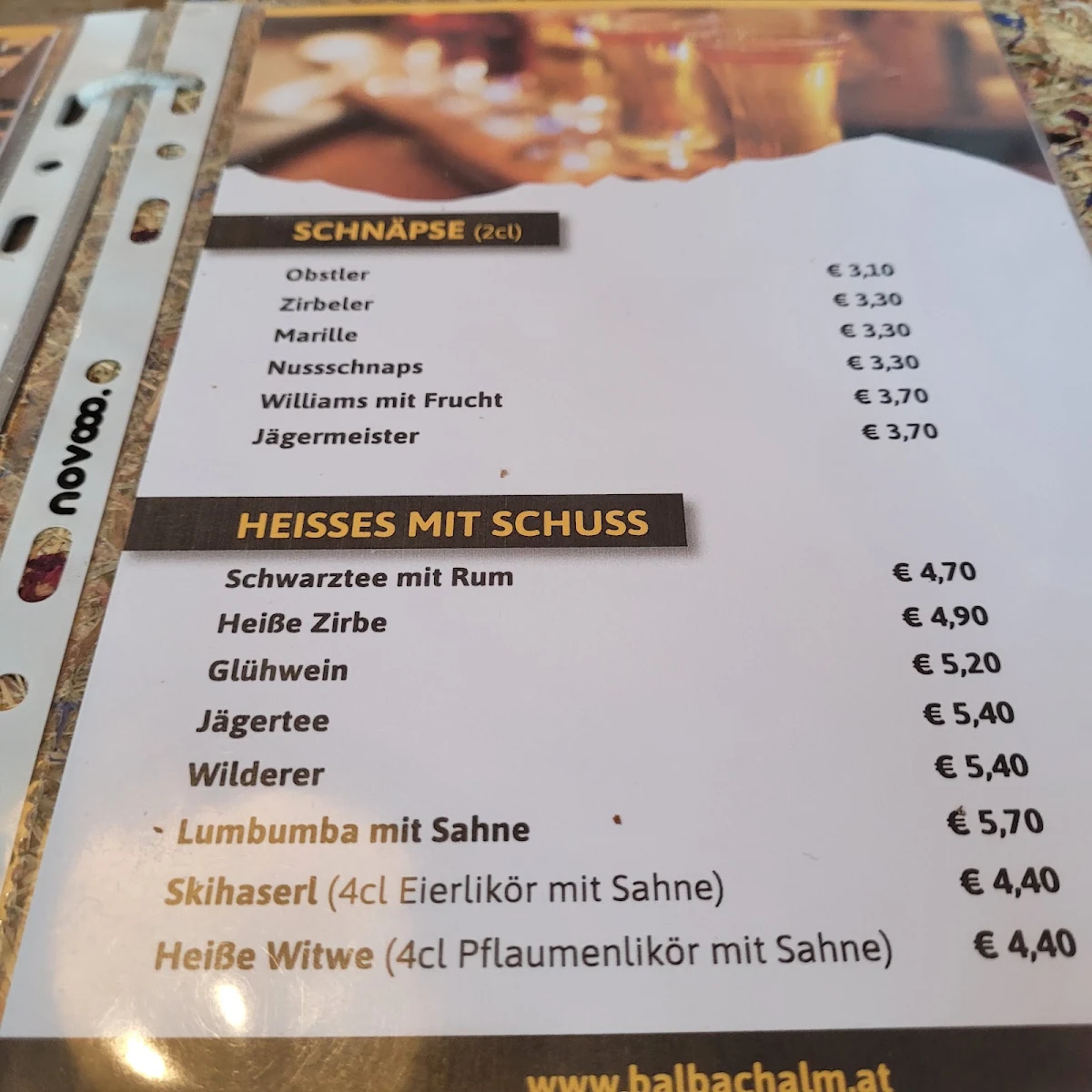 Speisekarte photo 3