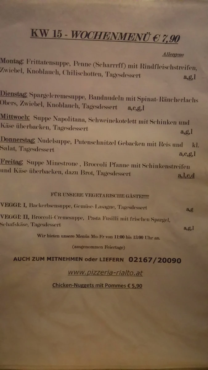 Speisekarte photo 5