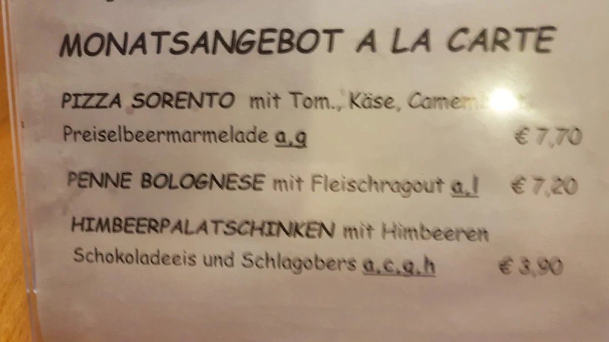 Speisekarte photo 8