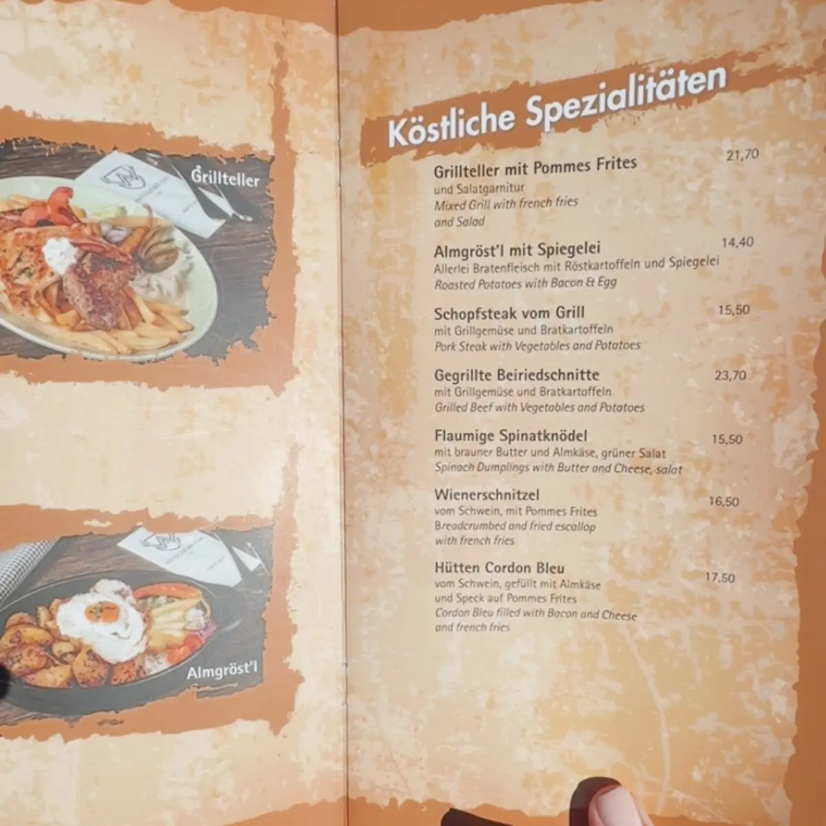 Speisekarte photo 5