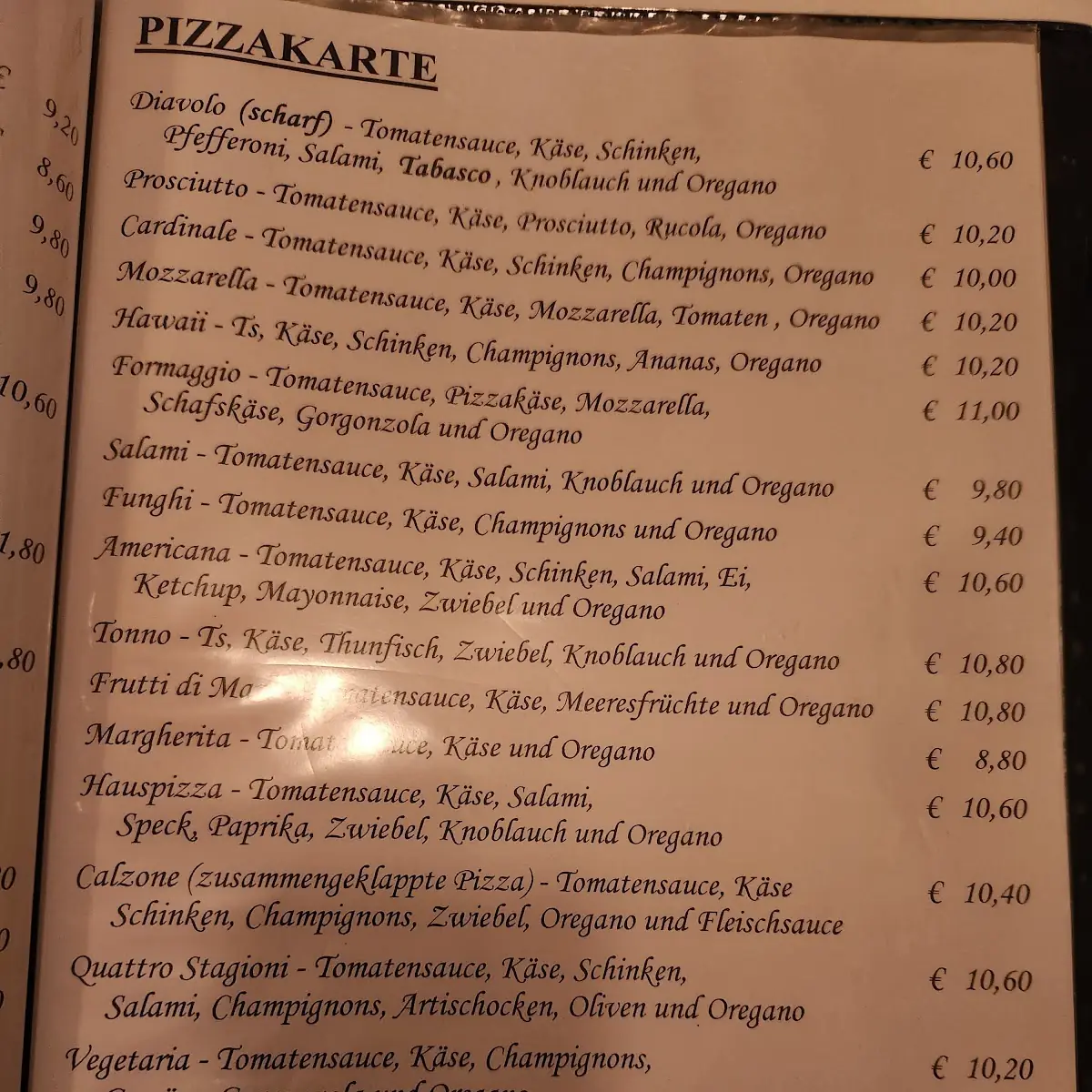 Speisekarte photo 1