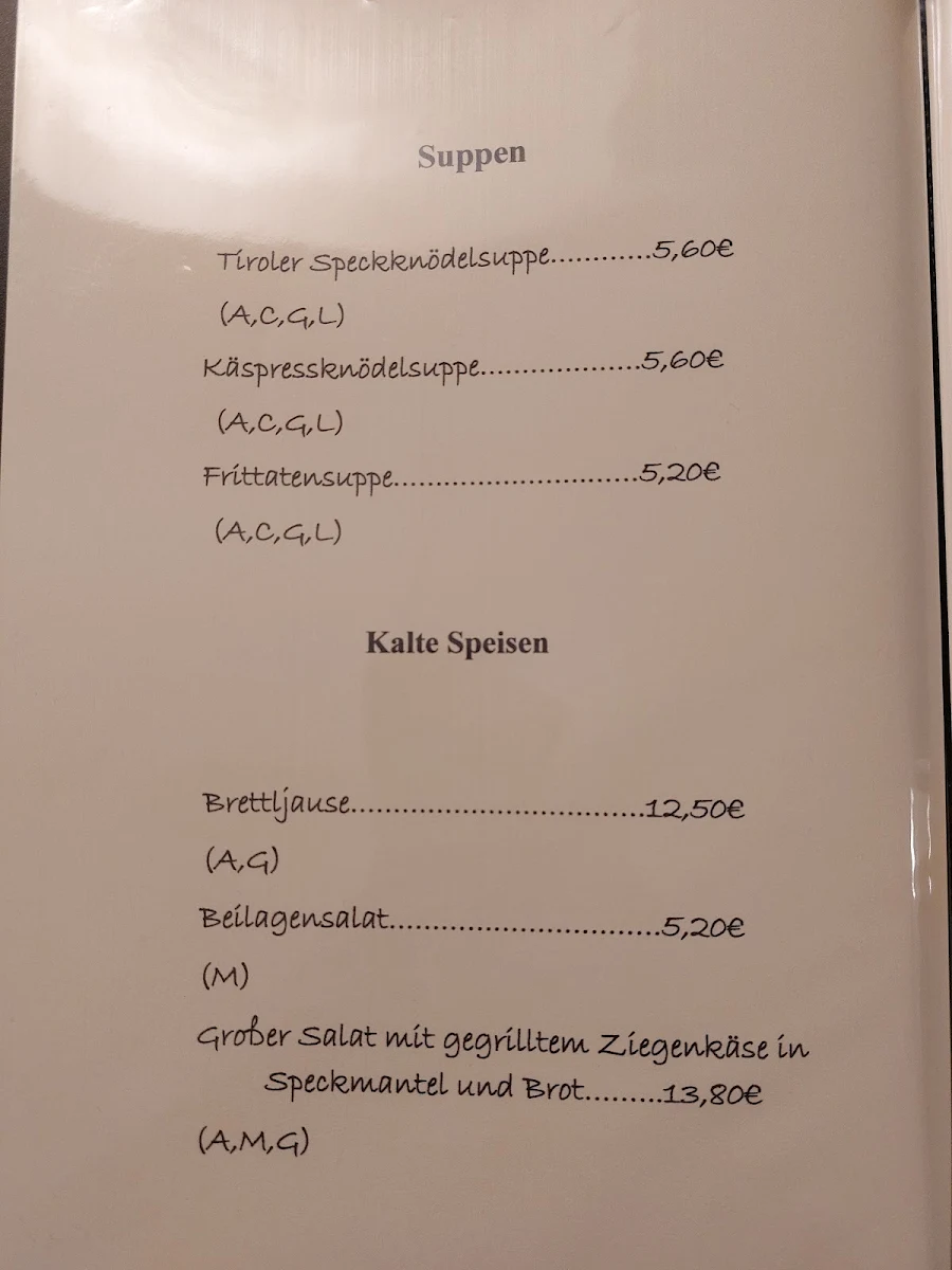 Speisekarte photo 3