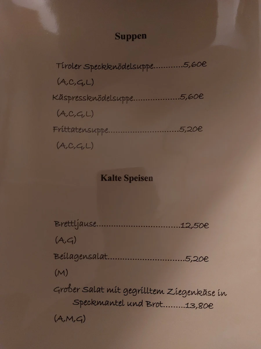 Speisekarte photo 5