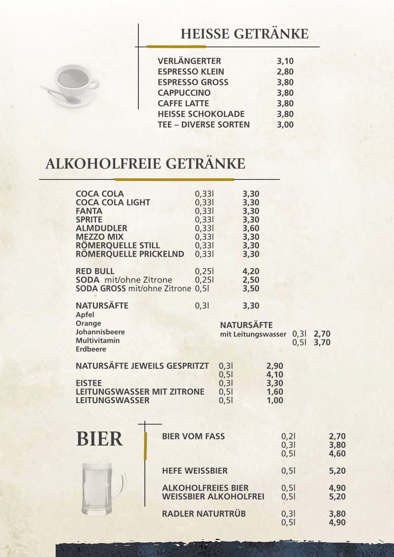 Speisekarte photo 2