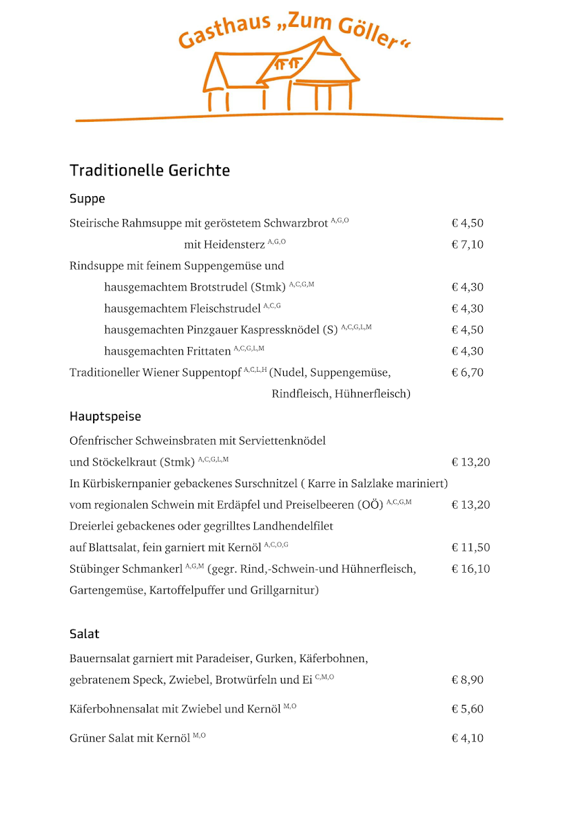 Speisekarte photo 2