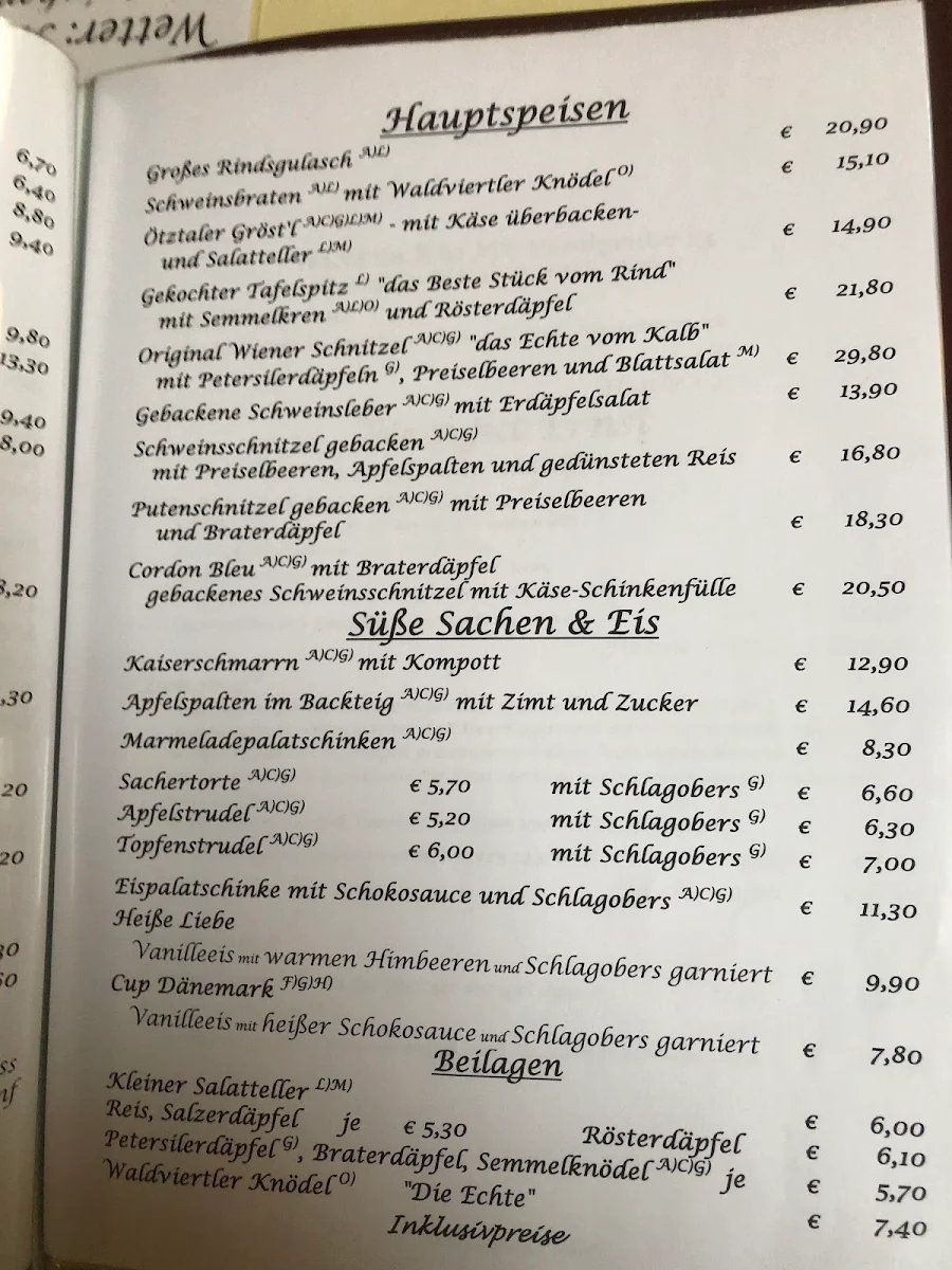 Speisekarte photo 1