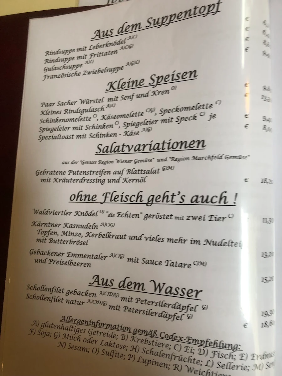 Speisekarte photo 2